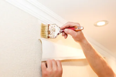 Pose de papier peint à Bouilly — revêtements muraux et toiles de verre